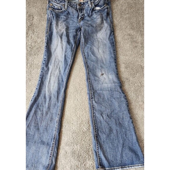 Silver Jeans Aiko Bootcut Womens 27/33 Blue Denim Medium Wash Mid Rise - Picture 1 of 14
